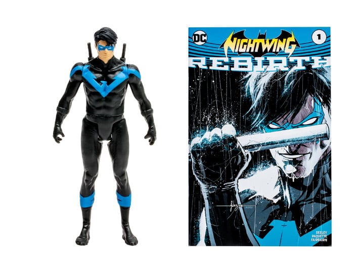 DC Comics Page Punchers Nightwing 3" Figure with Comic Gallery Image 1