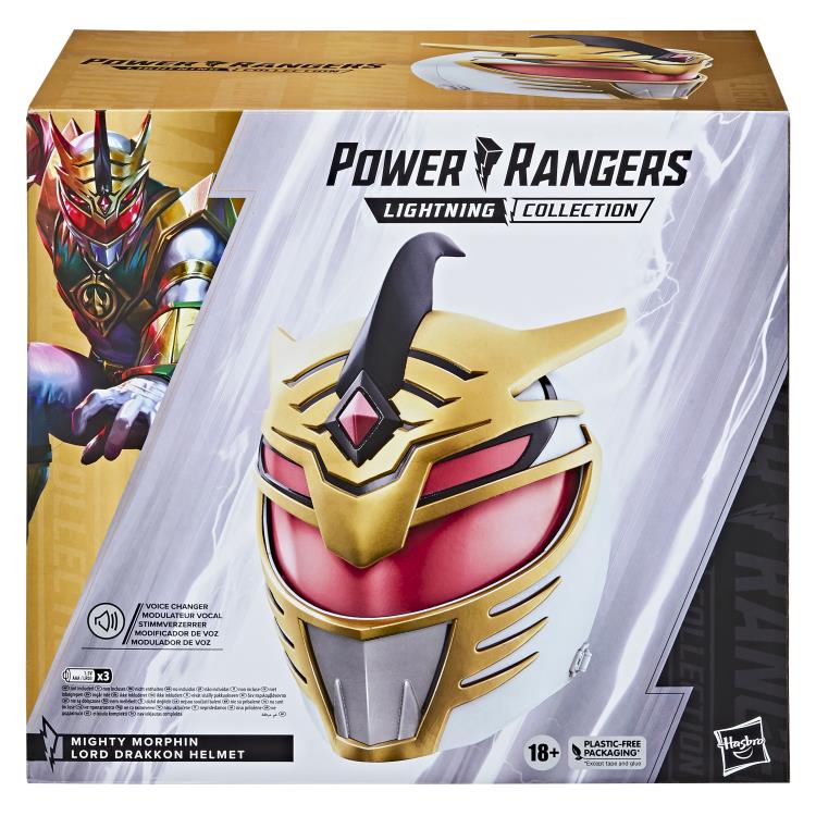 Mighty Morphin Power Rangers Lightning Collection Lord Drakkon 1:1 Scale Wearable Helmet Gallery Image 8