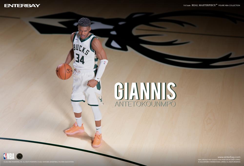 NBA Real Masterpiece Giannis Antetokounmpo 1/6 Scale Limited