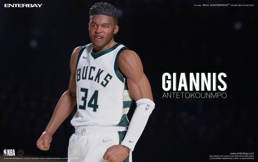 NBA Real Masterpiece Giannis Antetokounmpo 1/6 Scale Limited