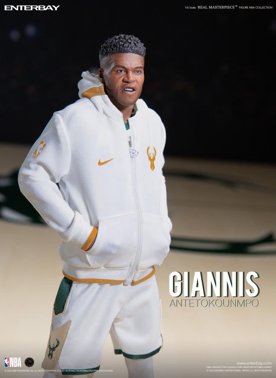 NBA Real Masterpiece Giannis Antetokounmpo 1/6 Scale Limited Edition Action Figure Gallery Image 11