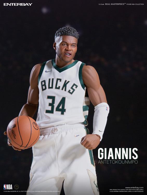 NBA Real Masterpiece Giannis Antetokounmpo 1/6 Scale Limited