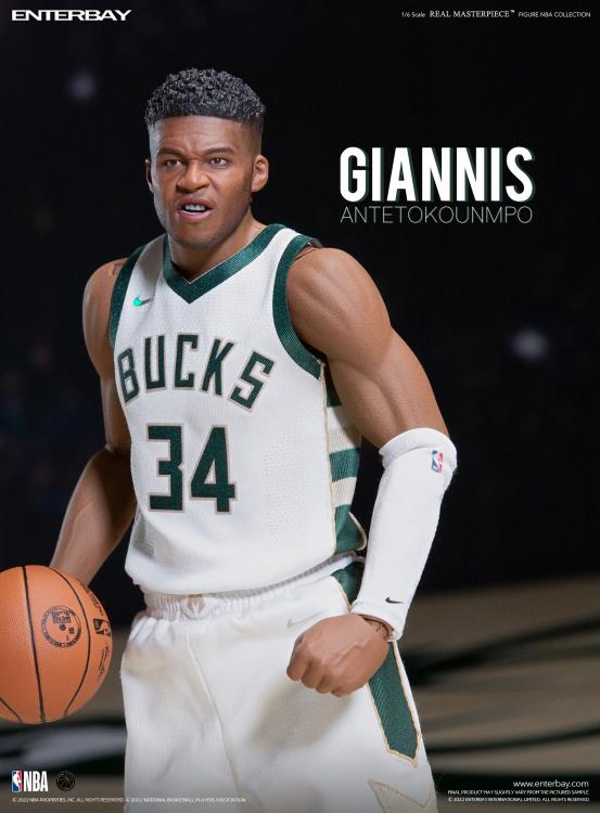NBA フィギュア NBA Real Masterpiece Giannis Antetokounmpo 1/6 Scale Limited