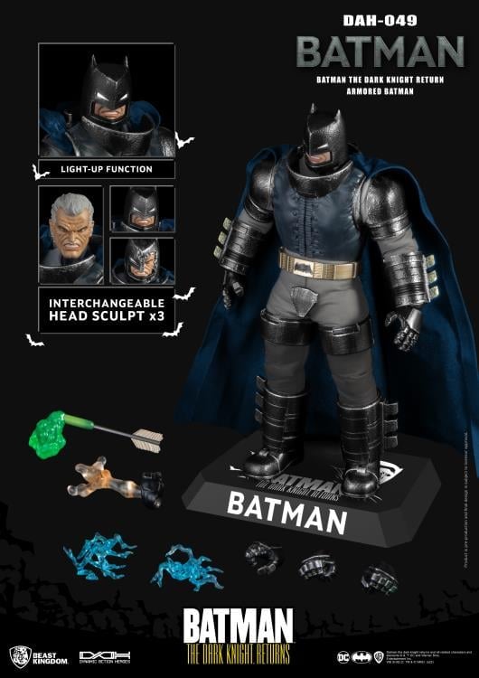 Batman: The Dark Knight Returns Dynamic 8ction Heroes DAH-049 Armored Batman Gallery Image 10