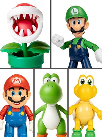 World of Nintendo 4-Inch Scale Wave 29 Set of 5 Figures Gallery Image 2