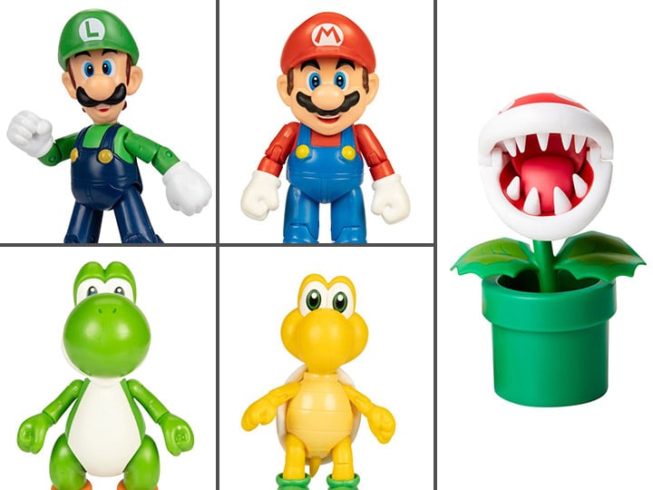World of Nintendo 4-Inch Scale Wave 29 Set of 5 Figures Gallery Image 1