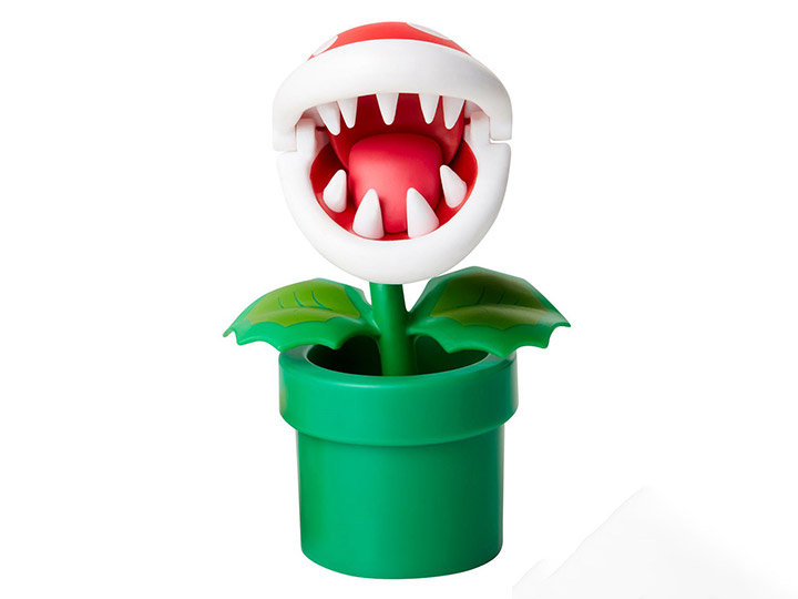 World of Nintendo Piranha Plant with Coin 4-Inch Scale Figure Gallery Image 1