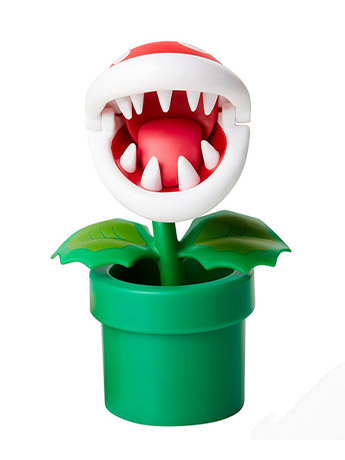 World of Nintendo Piranha Plant with Coin 4-Inch Scale Figure Gallery Image 2