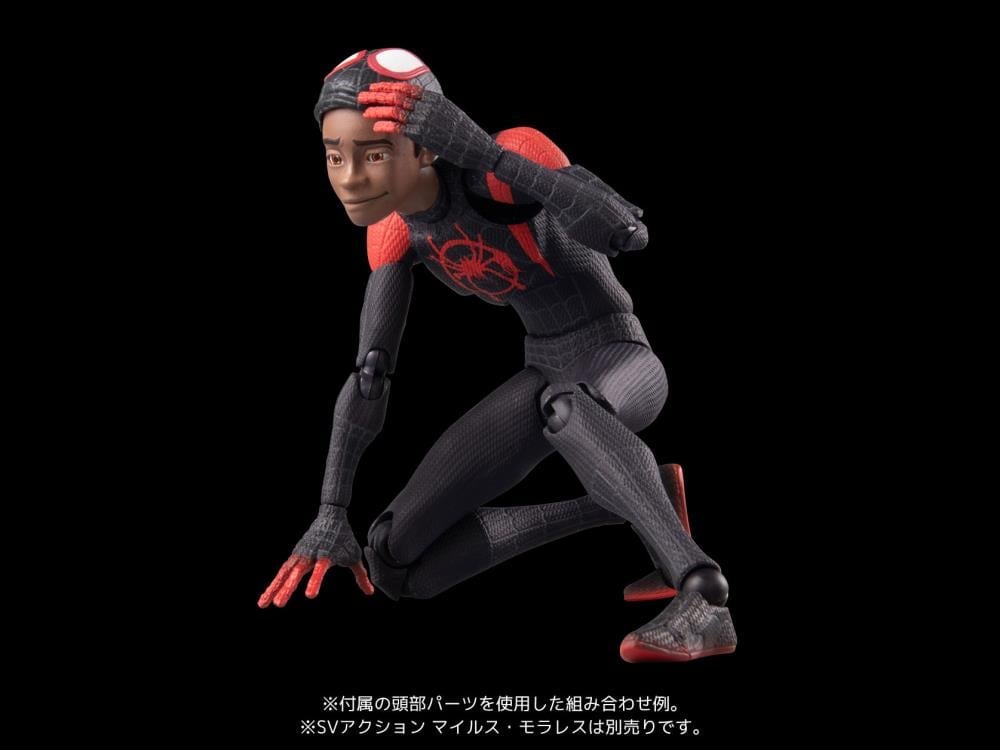 Spider-Man: Into the Spider-Verse SV-Action Miles Morales (Transparent Ver.) BBTS Exclusive in the USA Gallery Image 13