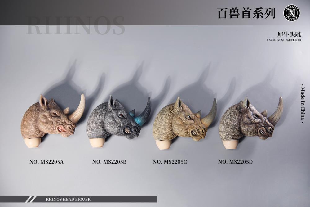 Rhino Head (Ver. D) 1/6 Scale Accessory Gallery Image 4