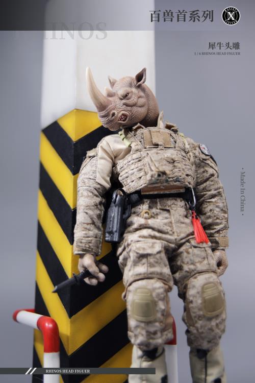 Rhino Head (Ver. D) 1/6 Scale Accessory Gallery Image 10
