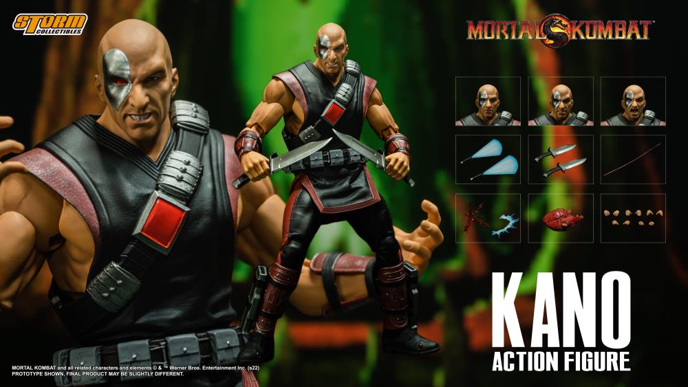 モータルコンバット ストーム コレクタブルズ カノ 1/12 Mortal Kombat VS Series Kano 1/12 Scale BBTS Exclusive Action Figure