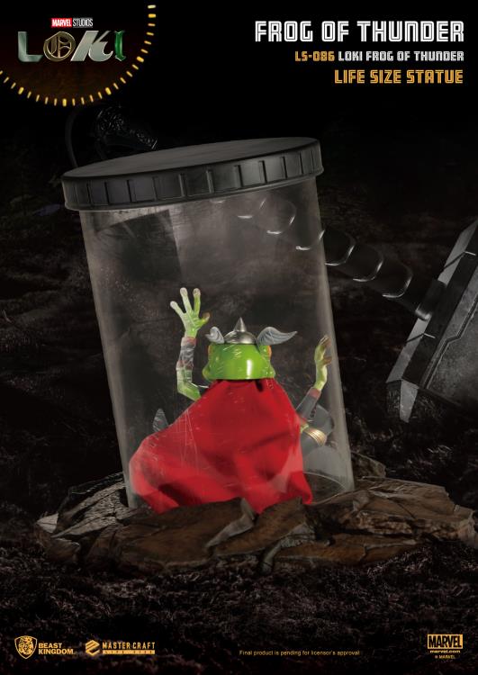 Loki LS-086 Throg Frog of Thunder Life-Size Statue Gallery Image 6