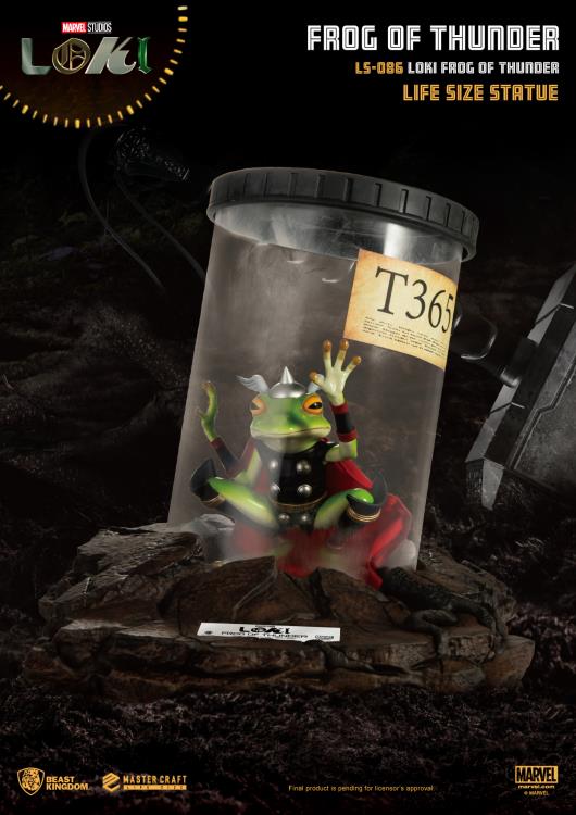 Loki LS-086 Throg Frog of Thunder Life-Size Statue Gallery Image 4