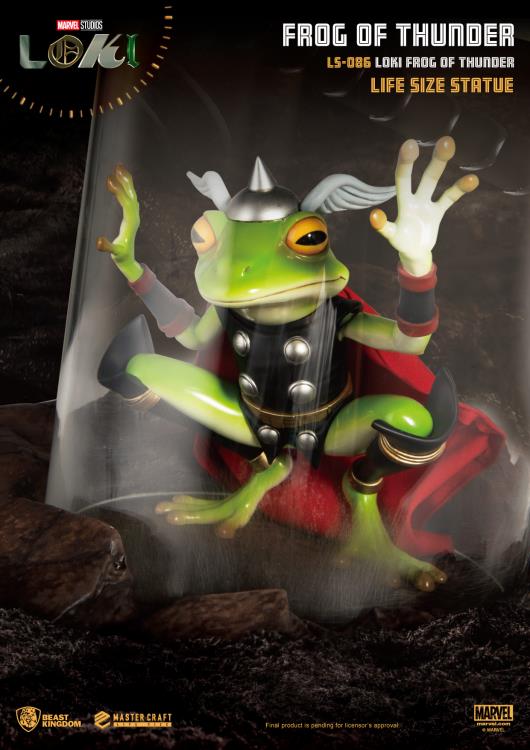 Loki LS-086 Throg Frog of Thunder Life-Size Statue Gallery Image 7
