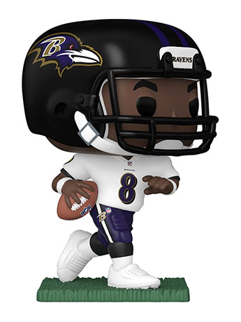 Pop! NFL: Ravens - Lamar Jackson (Away) Gallery Image 2