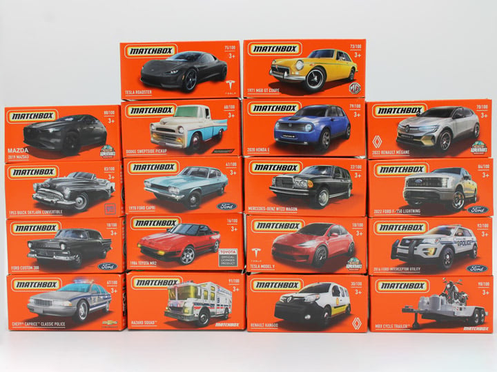 Matchbox Power Grabs Mix 5 Assorted Box of 24 Cars