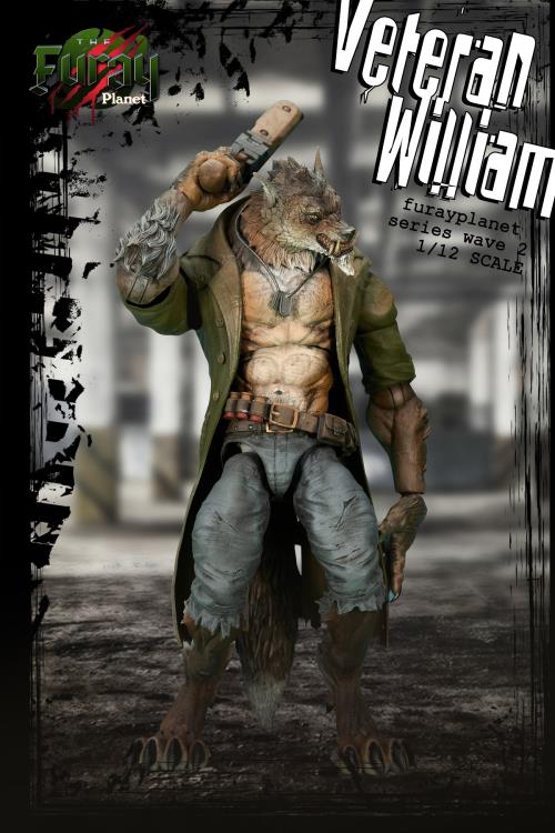 FuRay Planet Veteran William 1/12 Scale Action Figure Gallery Image 6