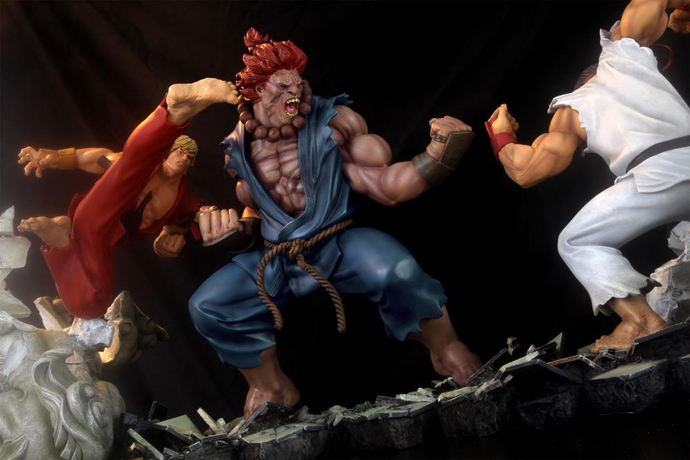 Street Fighter Battle of the Brothers Akuma (Raging Demon) 1/6 Scale Diorama Gallery Image 18