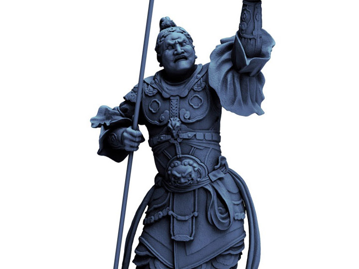 Four Heavenly Kings ARTPLA Tamonten Model Kit Gallery Image 1