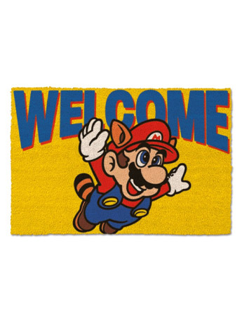 Super Mario (Raccoon) Welcome Door Mat Gallery Image 2