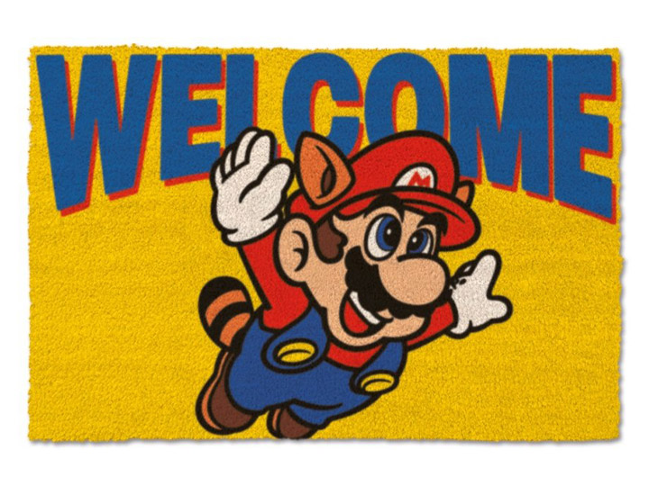 Super Mario (Raccoon) Welcome Door Mat Gallery Image 1