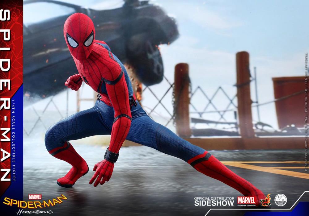 Spider-Man: Homecoming QS014 Spider-Man 1/4th Scale Figure Gallery Image 9