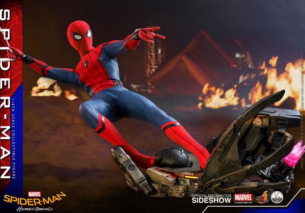 Spider-Man: Homecoming QS014 Spider-Man 1/4th Scale Figure Gallery Image 7