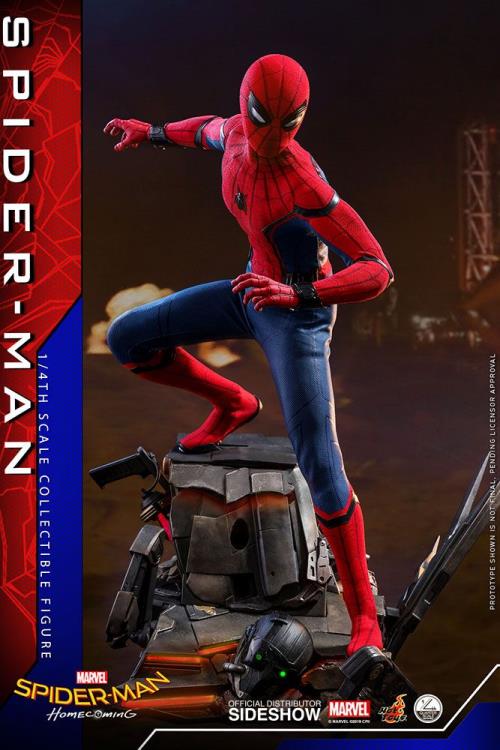 Spider-Man: Homecoming QS014 Spider-Man 1/4th Scale Figure Gallery Image 4