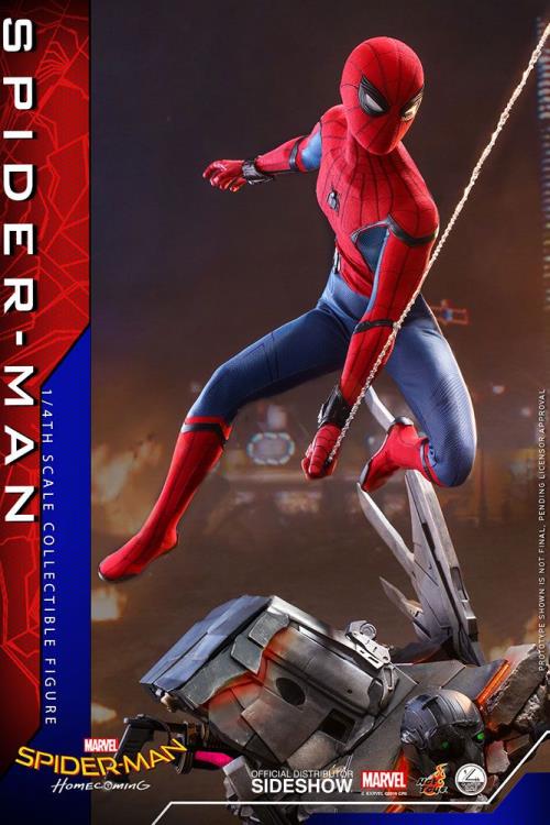 Spider-Man: Homecoming QS014 Spider-Man 1/4th Scale Figure Gallery Image 5