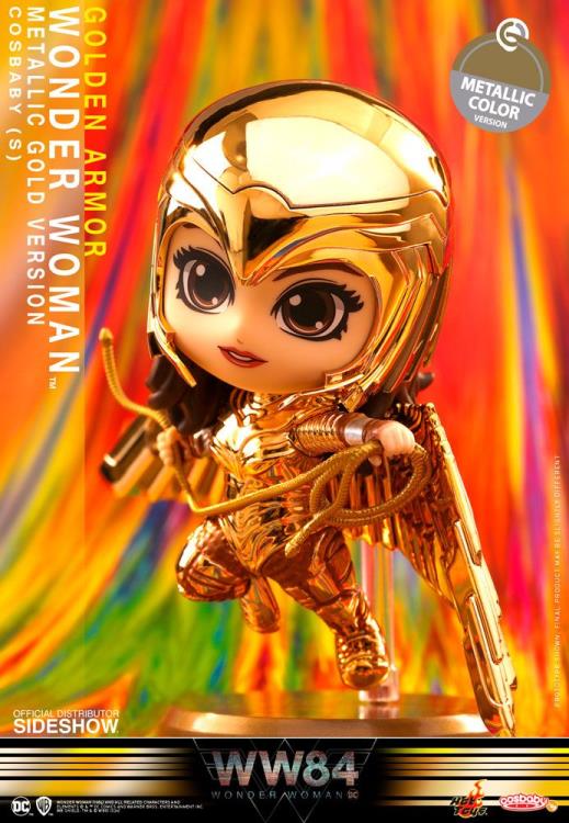 Wonder Woman 1984 Cosbaby(S) Golden Armor Wonder Woman (Metallic Gold Ver.) Gallery Image 3