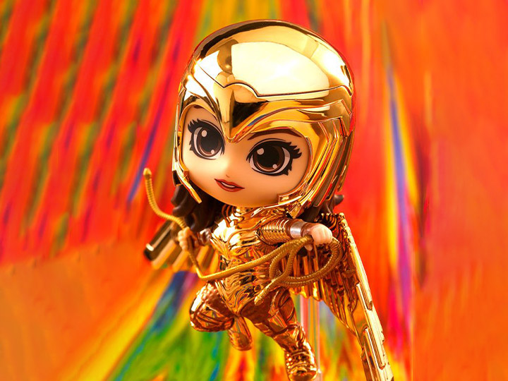 Wonder Woman 1984 Cosbaby(S) Golden Armor Wonder Woman (Metallic Gold Ver.) Gallery Image 1