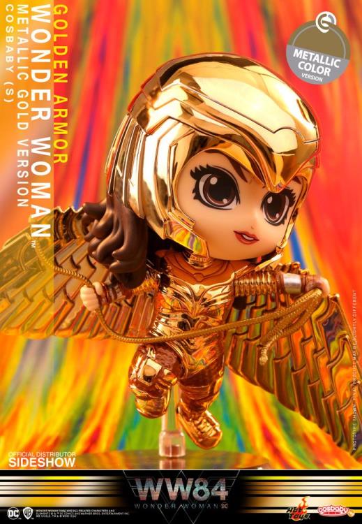 Wonder Woman 1984 Cosbaby(S) Golden Armor Wonder Woman (Metallic Gold Ver.) Gallery Image 4