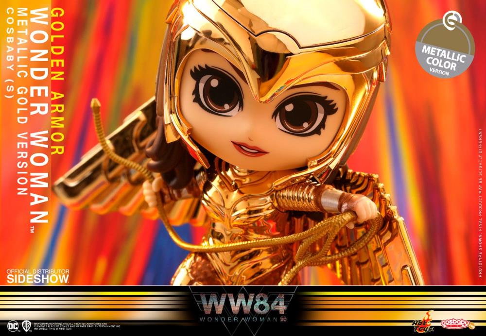 Wonder Woman 1984 Cosbaby(S) Golden Armor Wonder Woman (Metallic Gold Ver.) Gallery Image 5