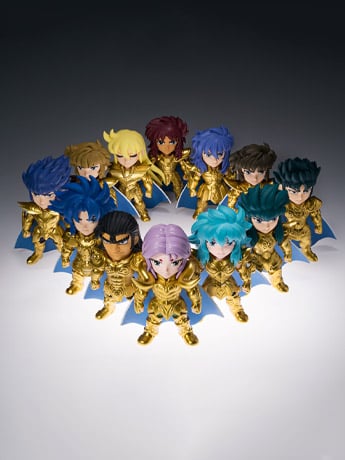士道龍聖 希少グッズ セット売り Saint Seiya ARTlized The Supreme Gold Saints Assemble! Box Set of