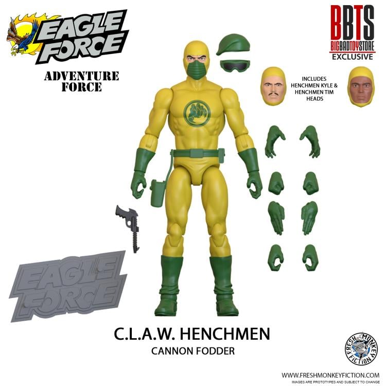Eagle Force 4" Wave 7 Set of 10 BBTS Exclusive Figures Gallery Image 7