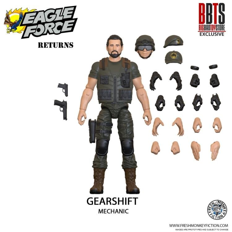 Eagle Force 4" Gear Shift BBTS Exclusive Figure Gallery Image 3