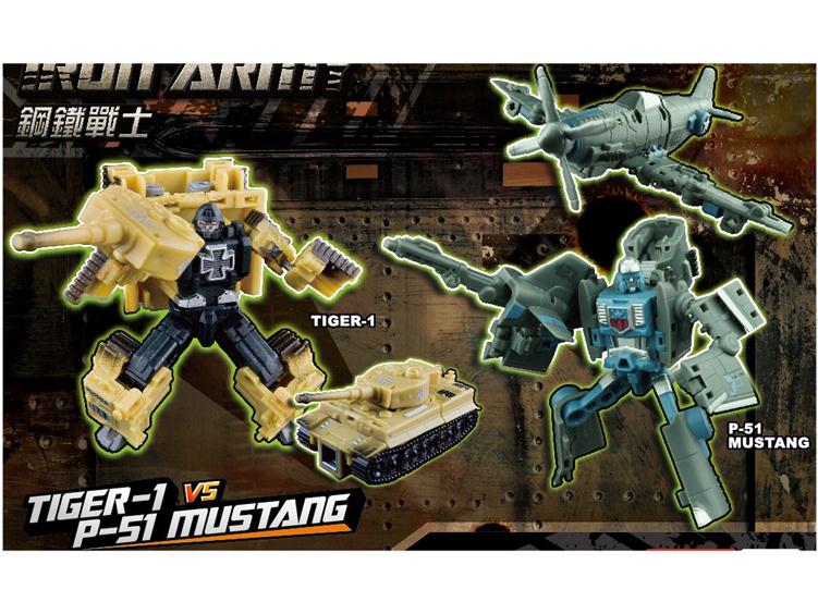 Iron Army Two-Pack A - Tiger-1 Tank vs P-51 Mustang Gallery Image 1