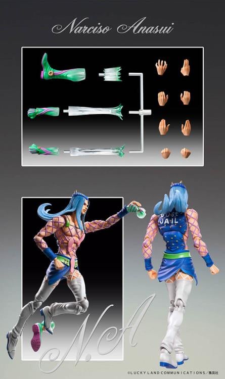 JoJo's Bizarre Adventure Super Action Statue Narciso Anasui Gallery Image 7