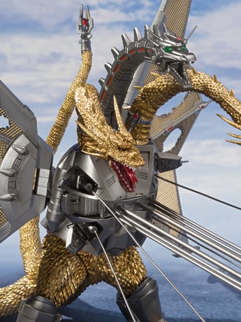 Godzilla vs. King Ghidorah S.H.MonsterArts Mecha King Ghidorah (Decisive Battle Set) Gallery Image 2