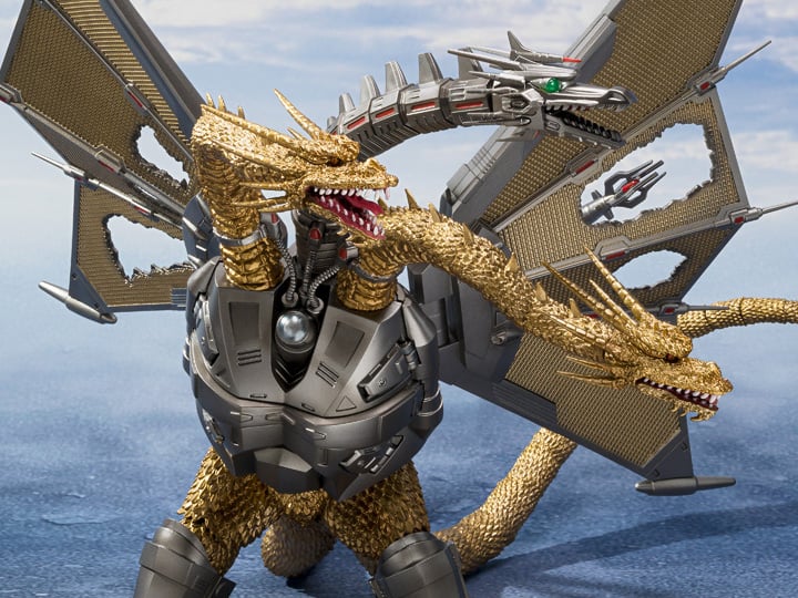 Godzilla vs. King Ghidorah S.H.MonsterArts Mecha King Ghidorah (Decisive Battle Set) Gallery Image 1