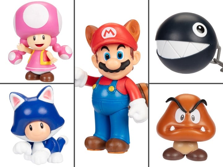 World of Nintendo 2.5-Inch Scale Wave 37 Set of 5 Limited Articulation Figures Gallery Image 1
