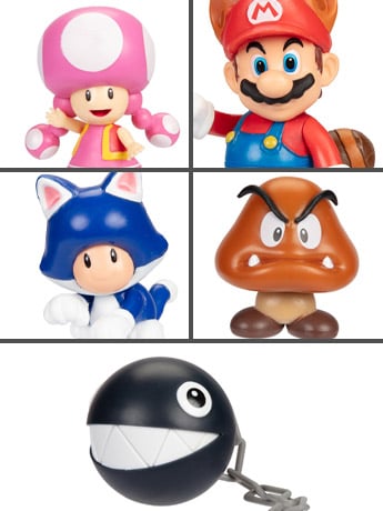 World of Nintendo 2.5-Inch Scale Wave 37 Set of 5 Limited Articulation Figures Gallery Image 2