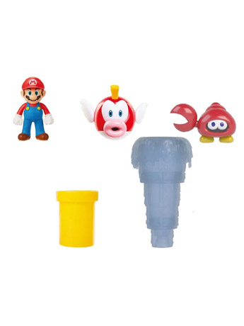 World of Nintendo Mario World Sparkling Waters 2.5-Inch Scale Diorama Set Gallery Image 2