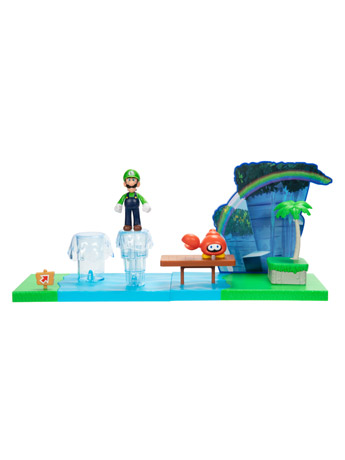 World of Nintendo Mario World Sparkling Waters 2.5-Inch Scale Playset Gallery Image 2