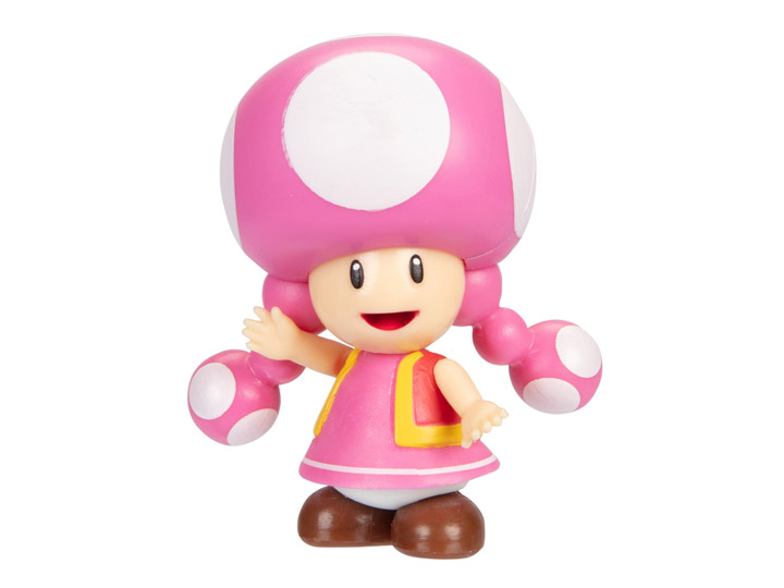 World of Nintendo Toadette 2.5-Inch Scale Limited Articulation Figure Gallery Image 1