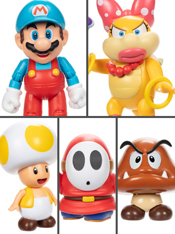 World of Nintendo 4" Wave 30 Set of 5 Figures Gallery Image 2