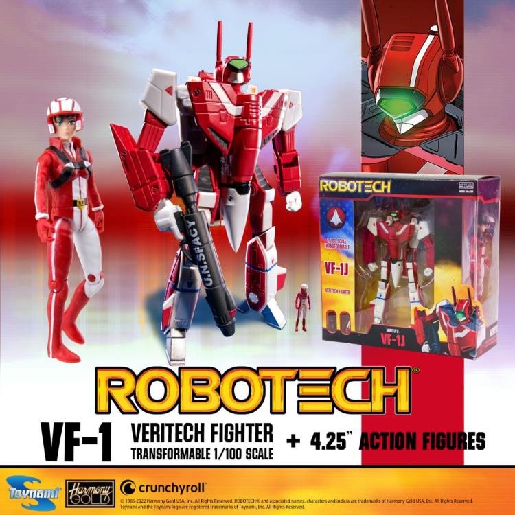 Robotech VF-1 Transformable Veritech Fighter and Pilot Figure Set of 5 Two-Packs Gallery Image 7