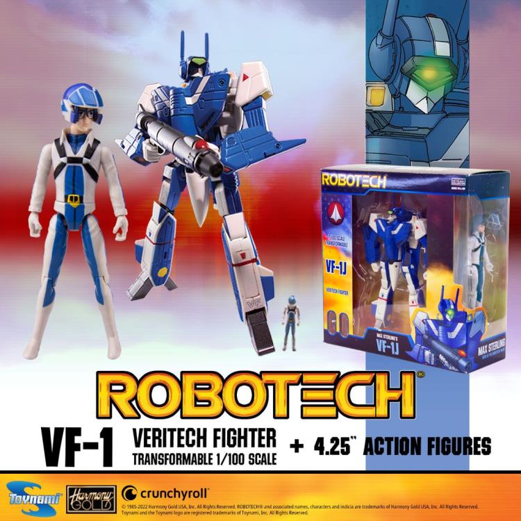 Robotech VF-1 Transformable Veritech Fighter and Pilot Figure Set of 5 Two-Packs Gallery Image 6