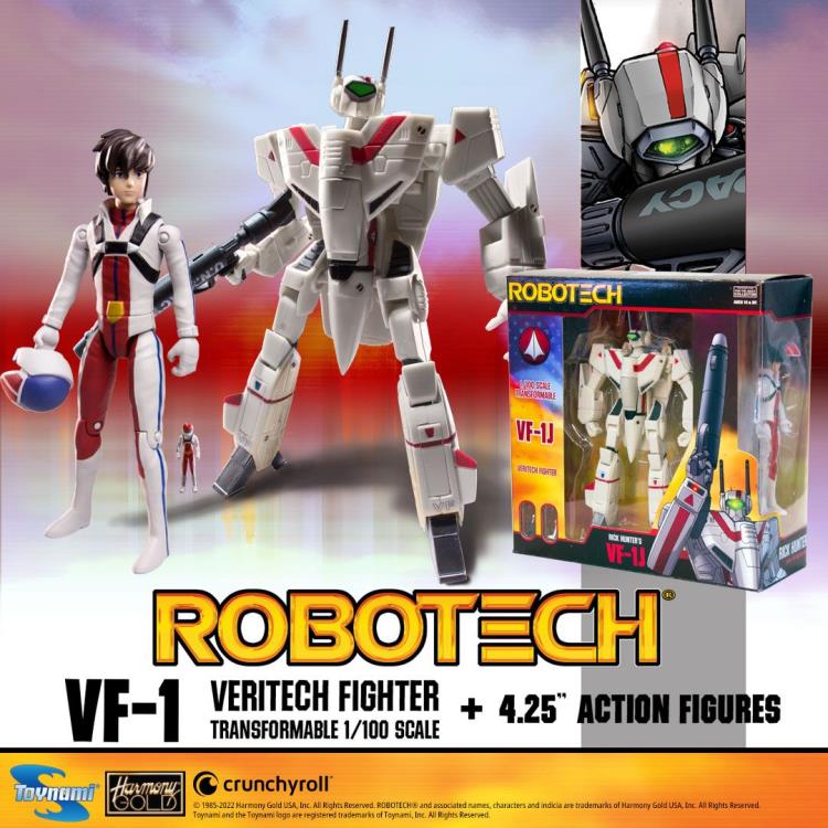Robotech VF-1 Transformable Veritech Fighter and Pilot Figure Set of 5 Two-Packs Gallery Image 3
